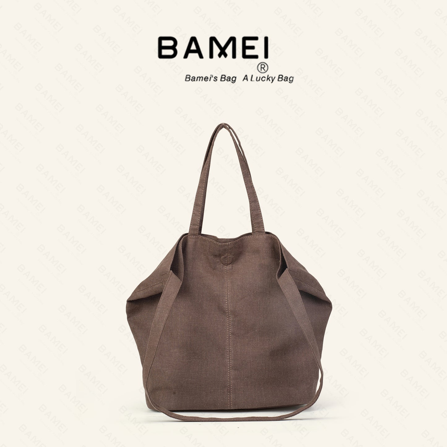 Lightweight, spacious, and comfortable linen everyday shoulder/crossbody bag