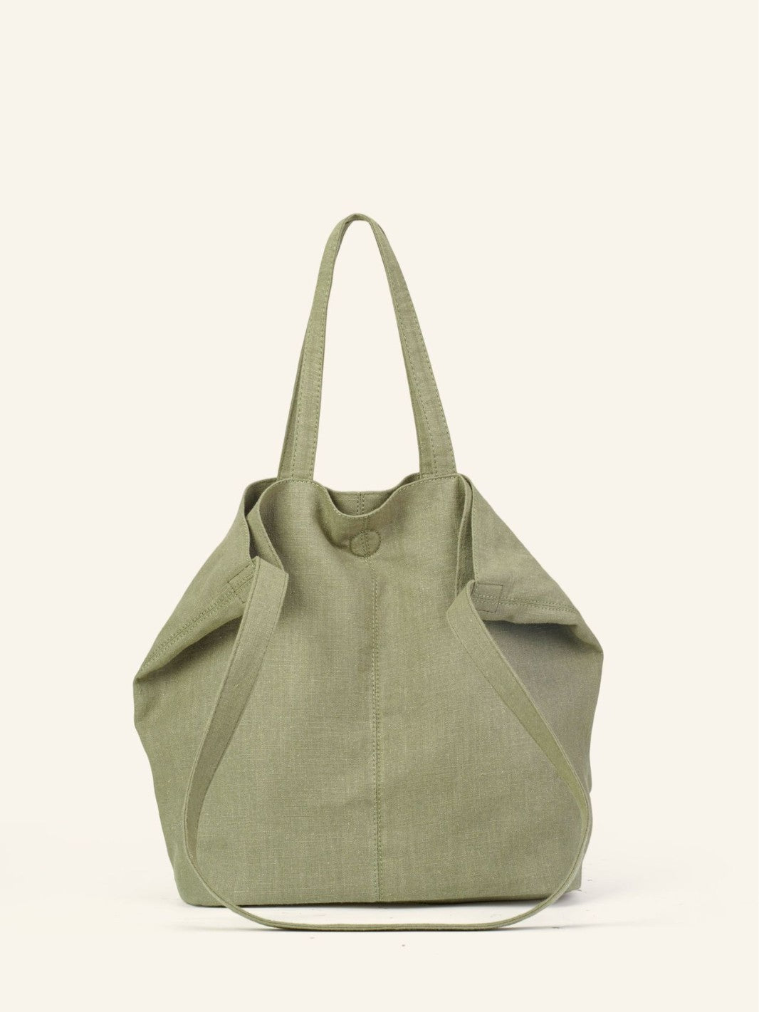 Lightweight, spacious, and comfortable linen everyday shoulder/crossbody bag