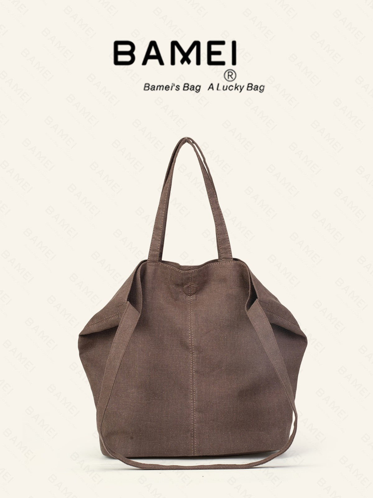 Lightweight, spacious, and comfortable linen everyday shoulder/crossbody bag