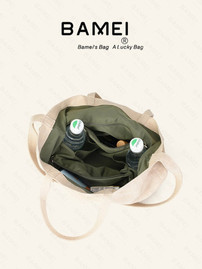 Lightweight, spacious, and comfortable linen everyday shoulder/crossbody bag