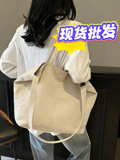 Lightweight, spacious, and comfortable linen everyday shoulder/crossbody bag