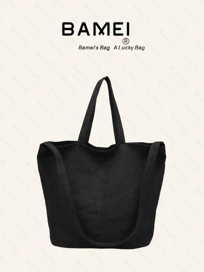 Lightweight, spacious, and comfortable linen everyday shoulder/crossbody bag